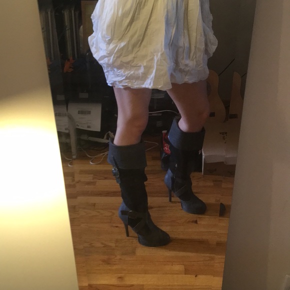 🏴‍☠️ Amazing Knee High Stiletto Pirate Boots - Picture 3 of 6